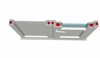 Oval 70 Kasa Sabiti ve Kapı Uygulaması Bağ Profili ile Bağlantısı
